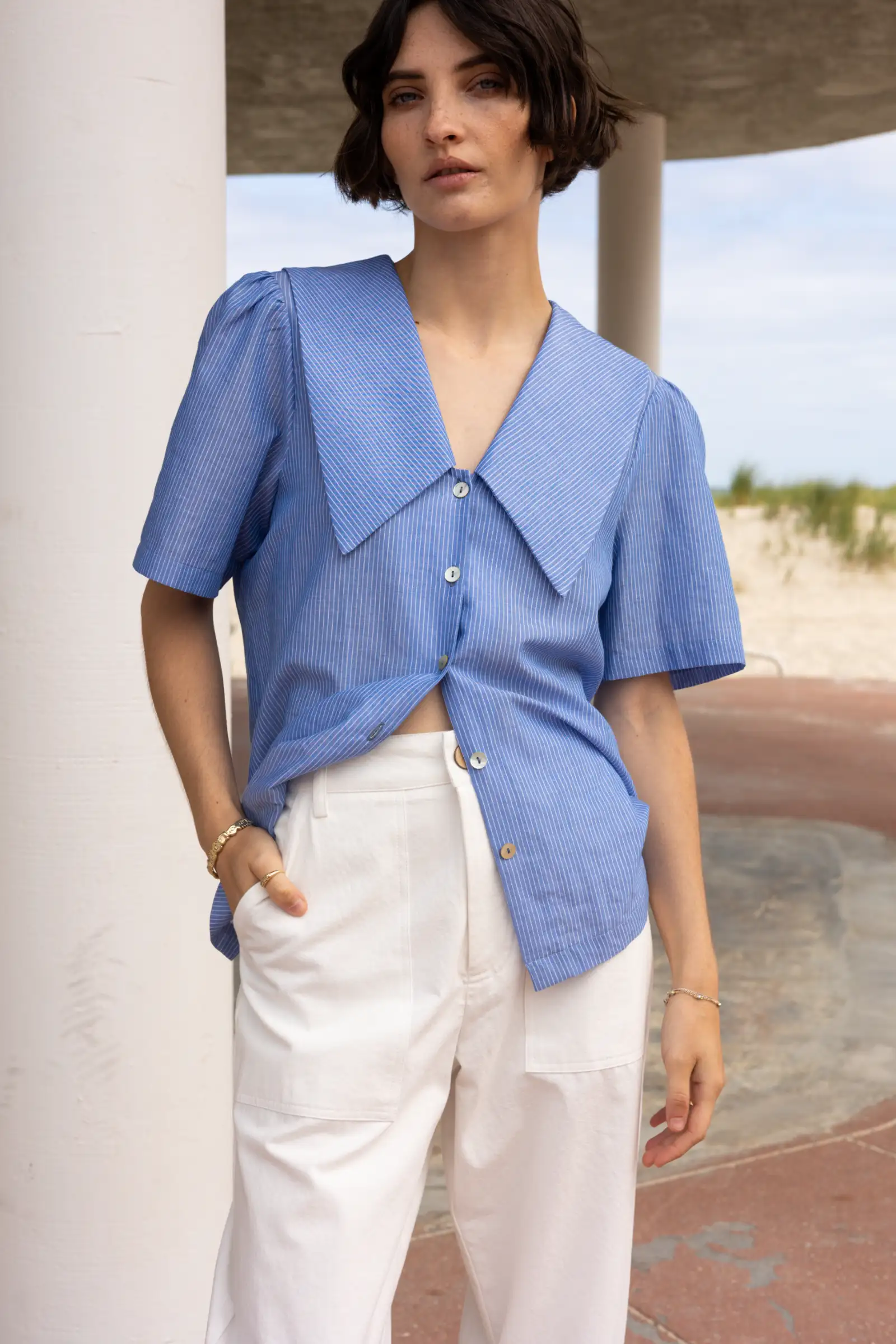Big Collar Shirt - Barbeachs
