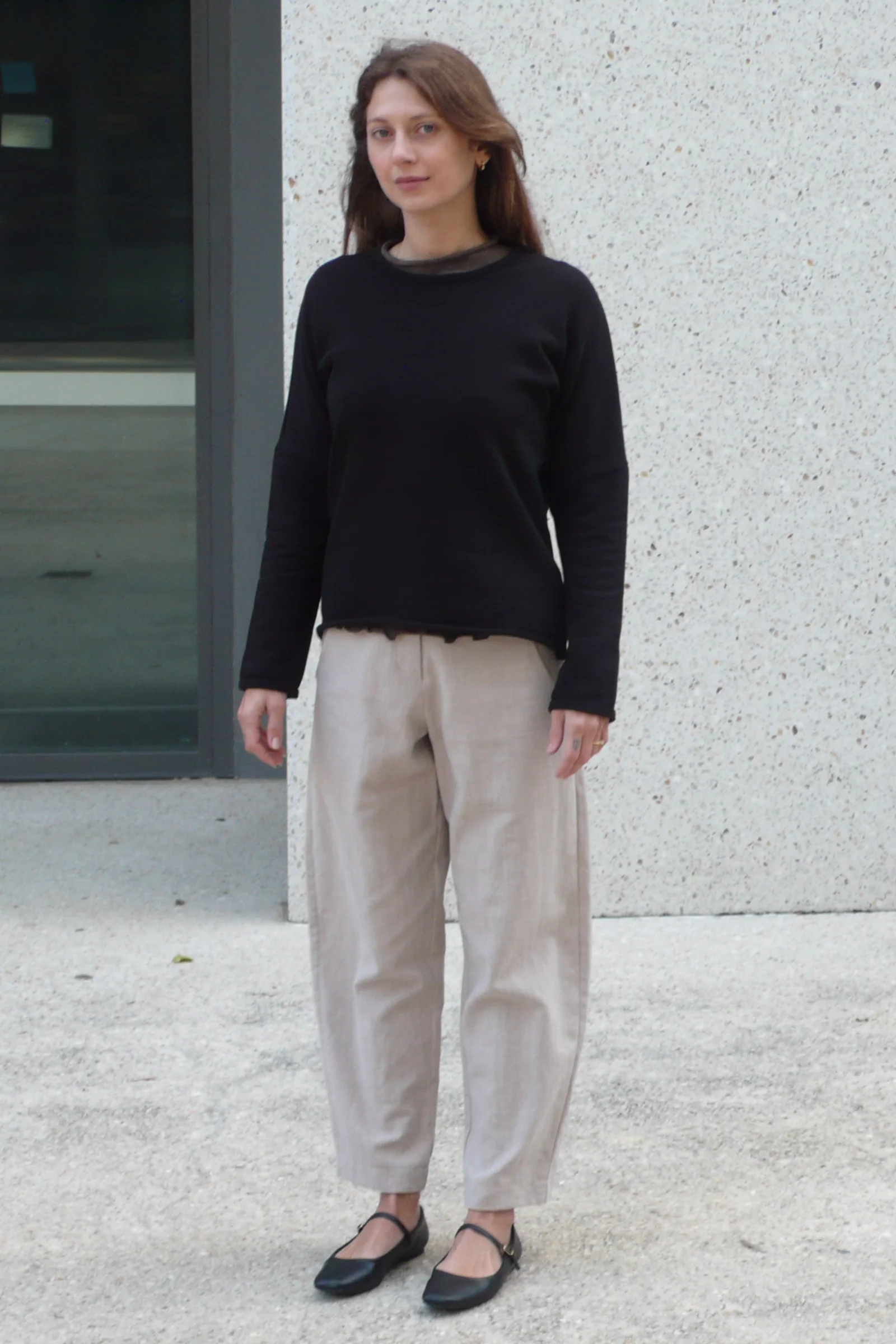 Organic Cotton Fleece Sweatshirt | Black - Barbeachs