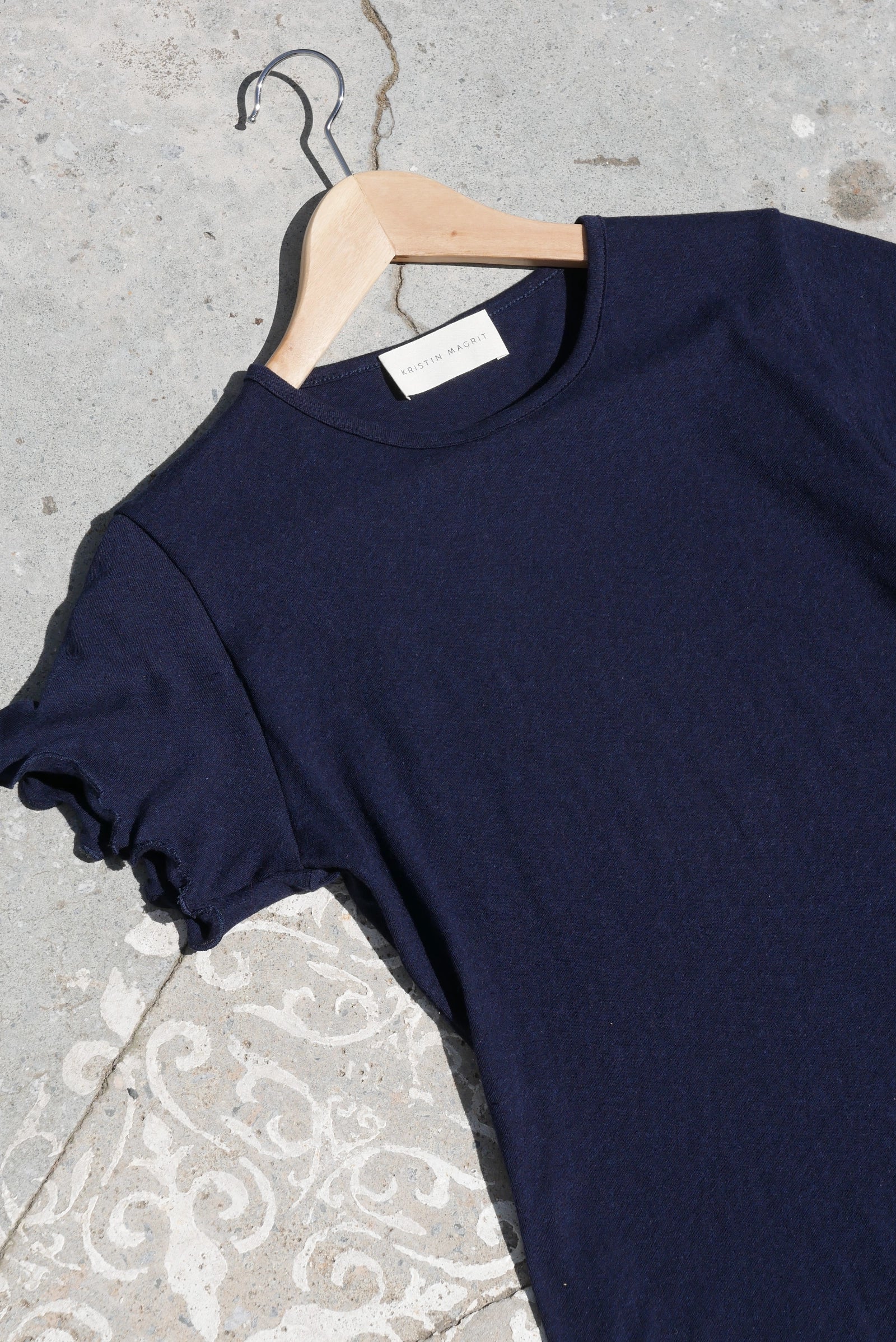 Organic Cotton Light Tee | Navy - Barbeachs