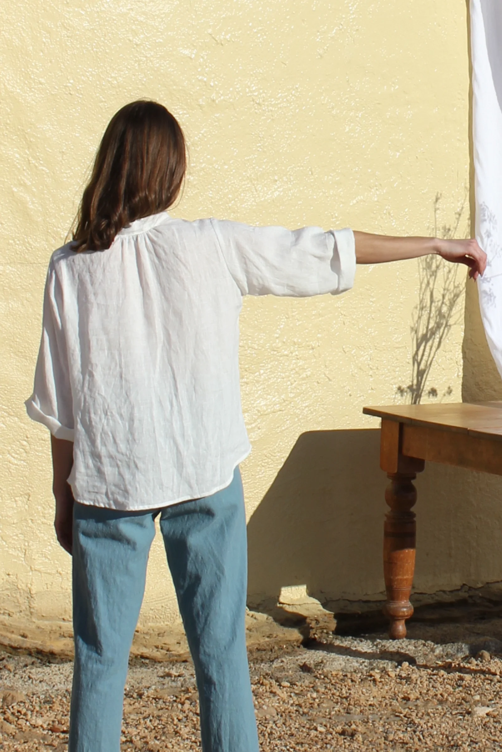 Very Useful Blouse | Chalk - Barbeachs