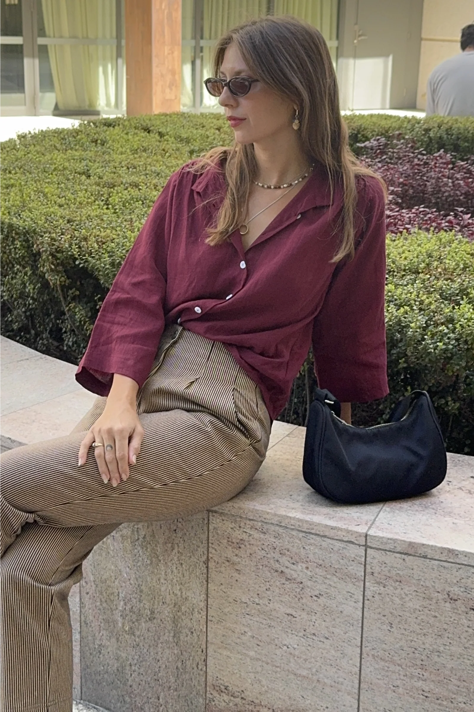 Very Useful Blouse | Burgundy - Barbeachs