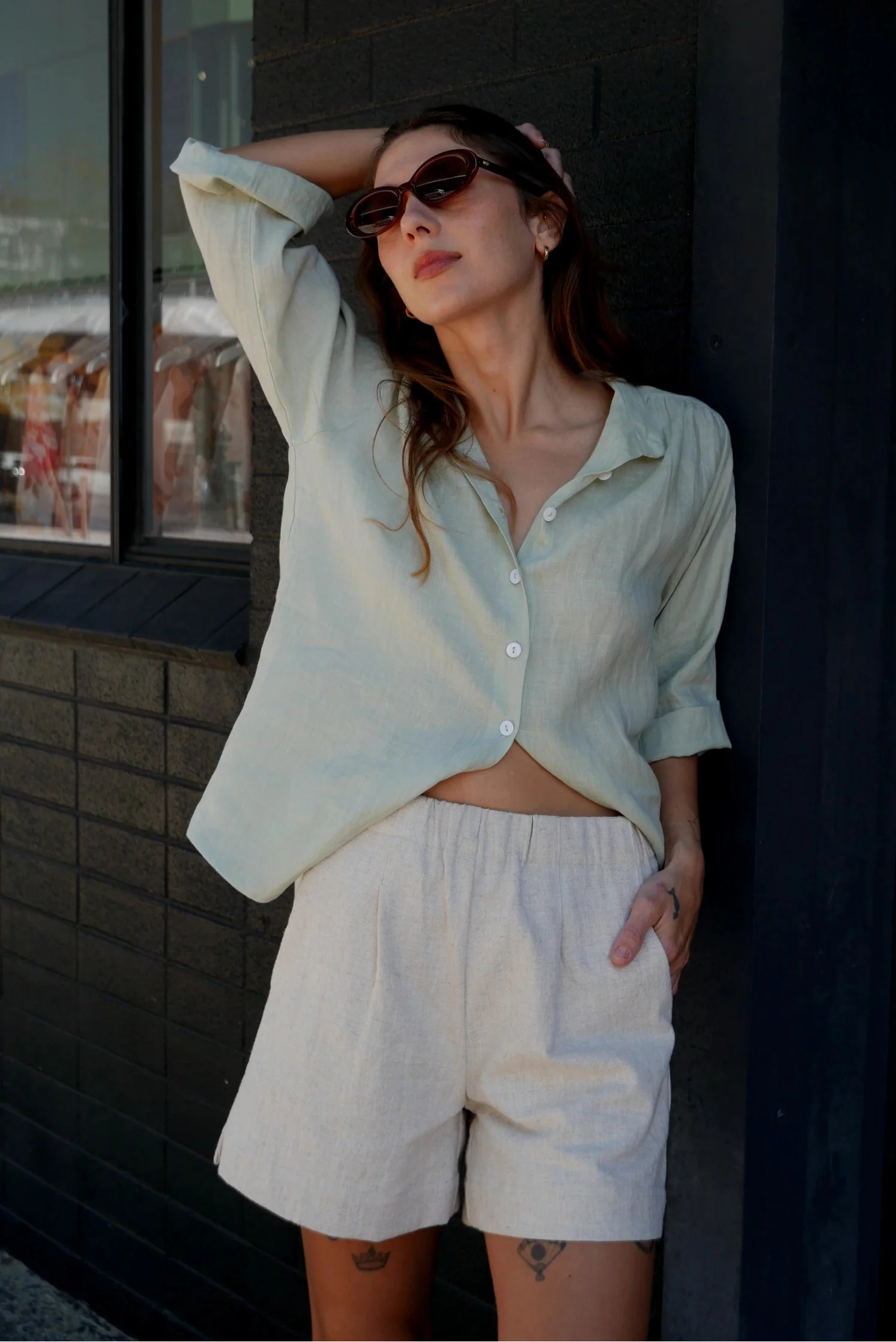 Beach Shorts | Oatmeal - Barbeachs