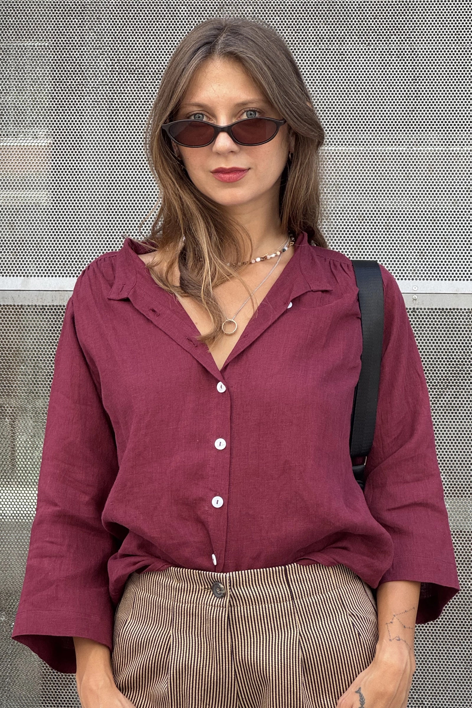 Very Useful Blouse | Burgundy - Barbeachs