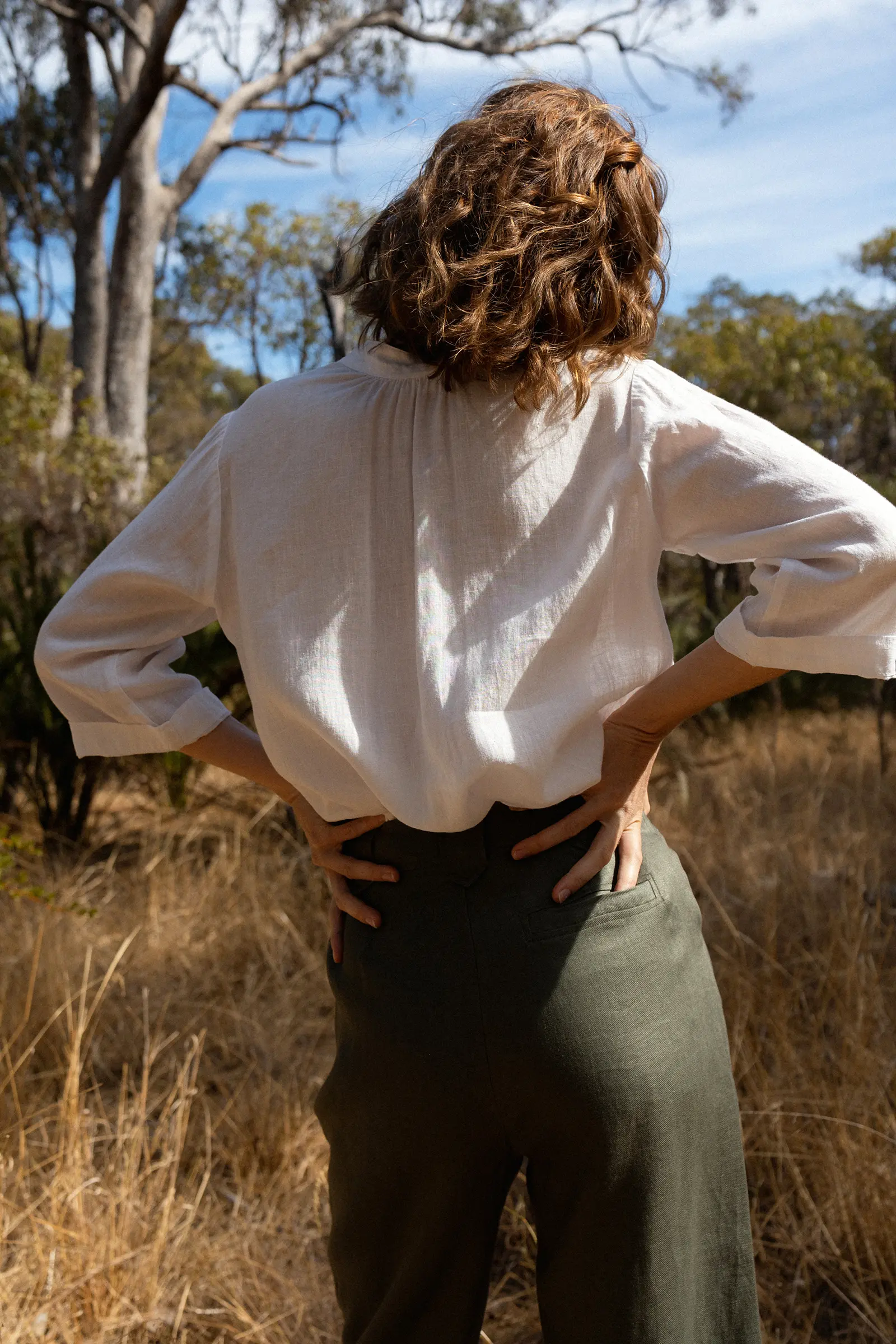 Very Useful Blouse | Chalk - Barbeachs