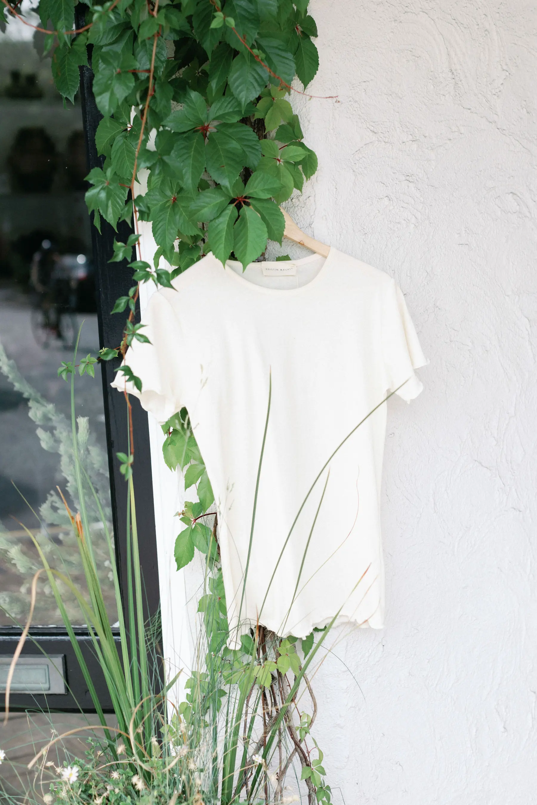 Organic Cotton Light Tee | Cream - Barbeachs