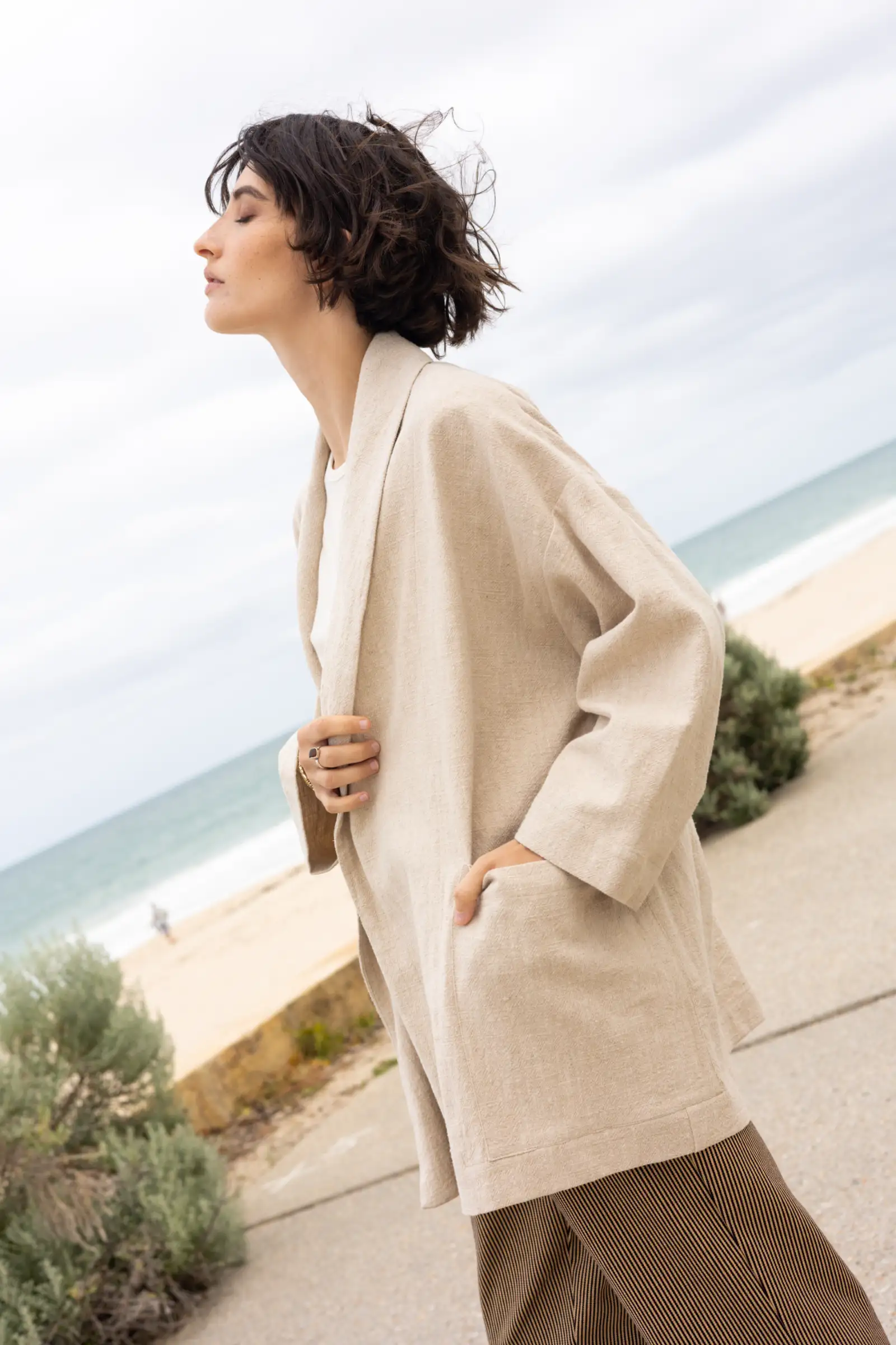 Raised Jacket | Oatmeal - Barbeachs