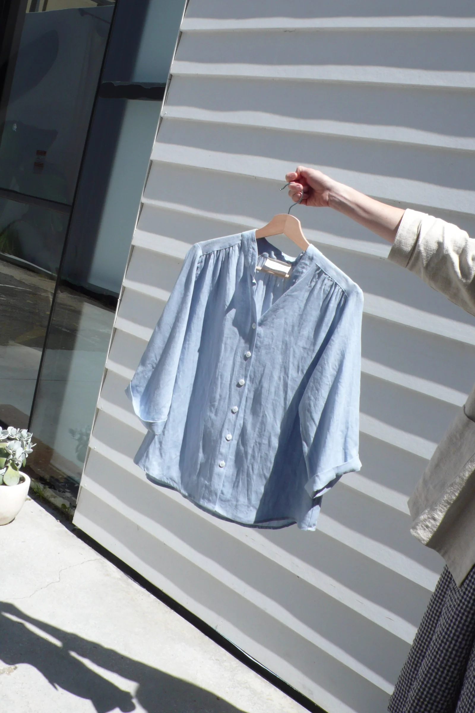 Very Useful Blouse | Sky Blue - Barbeachs