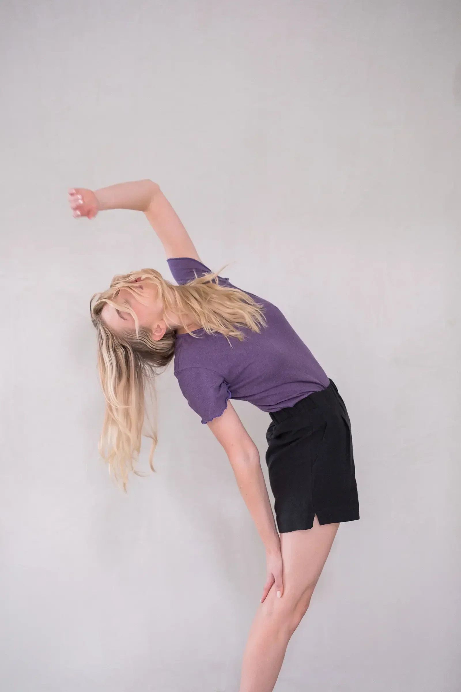 Organic Cotton Light Tee | Purple - Barbeachs