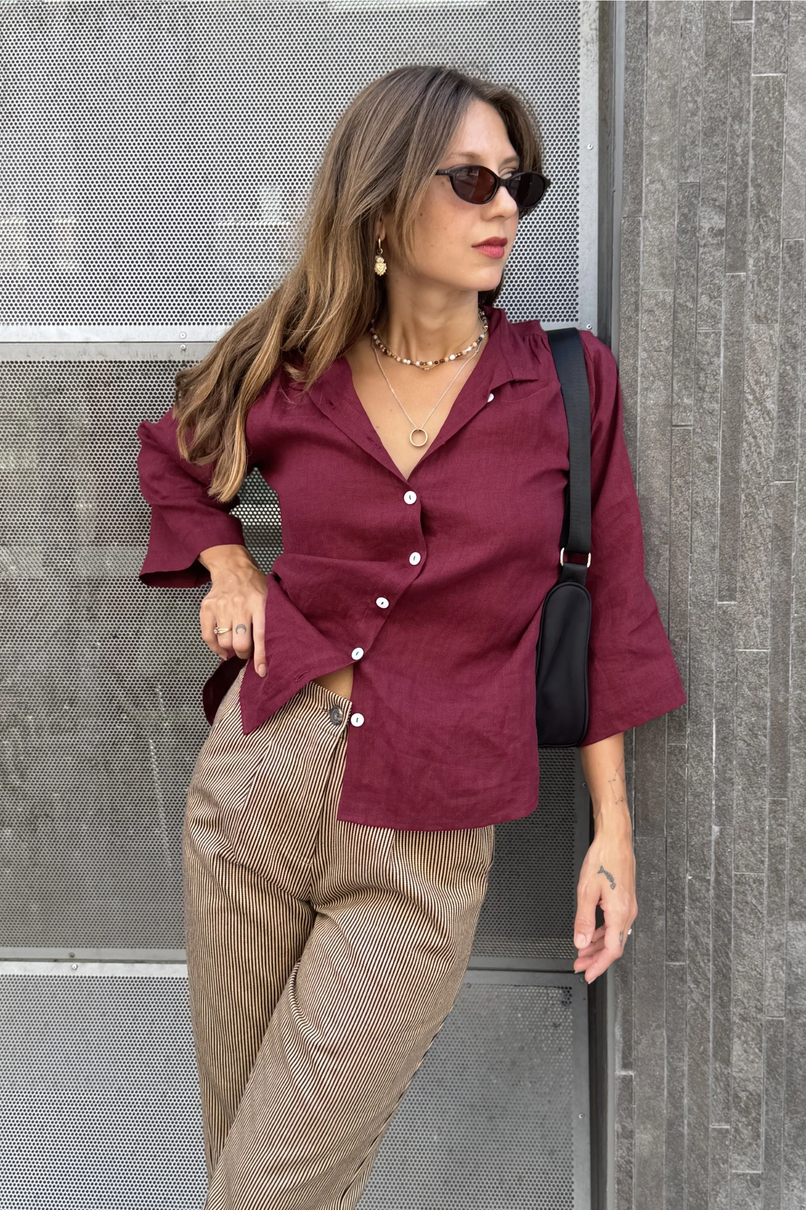 Very Useful Blouse | Burgundy - Barbeachs