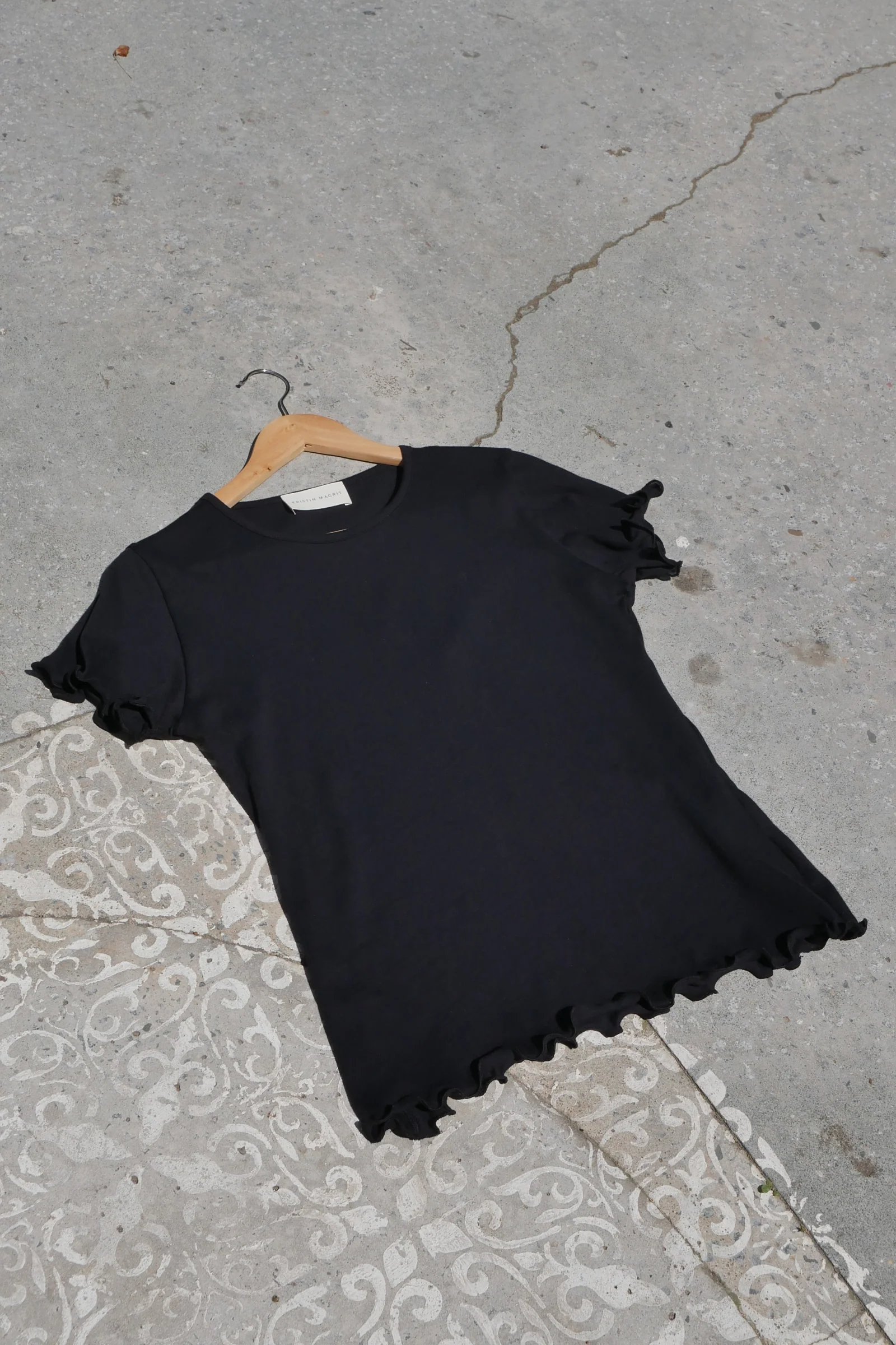 Organic Cotton Light Tee | Black - Barbeachs