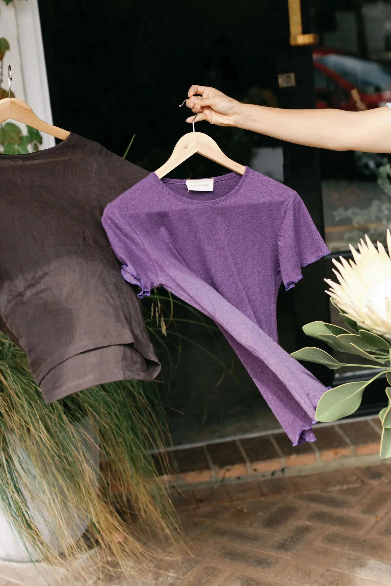 Organic Cotton Light Tee | Purple - Barbeachs