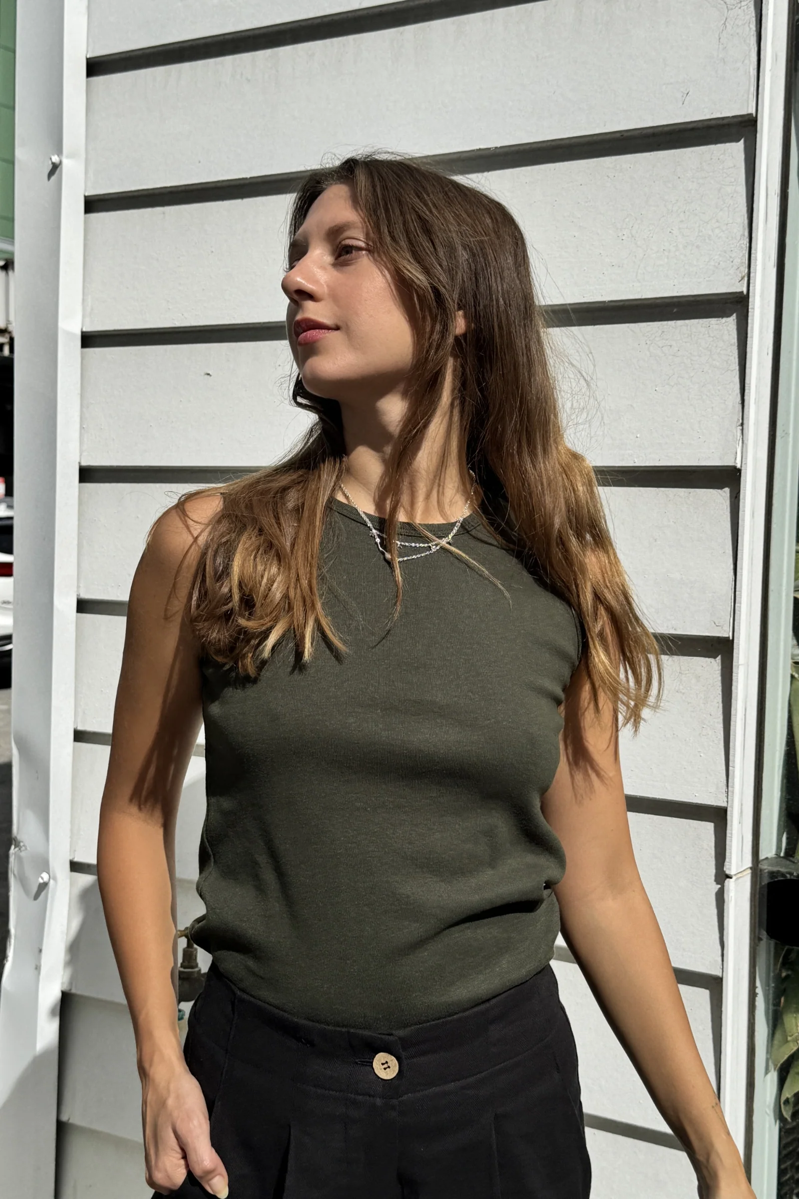 Rib Vest | Olive - Barbeachs