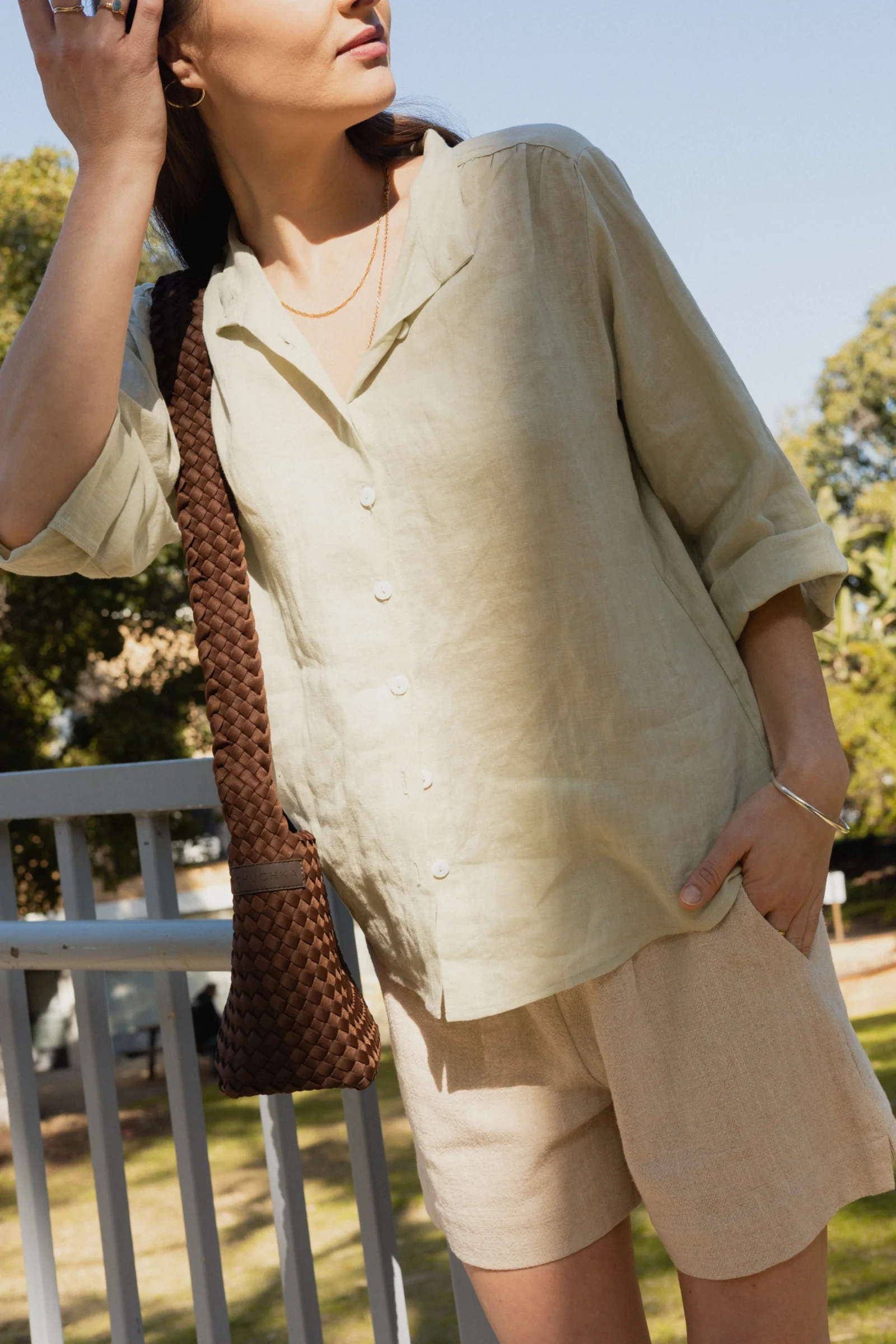 Very Useful Blouse | Matcha - Barbeachs