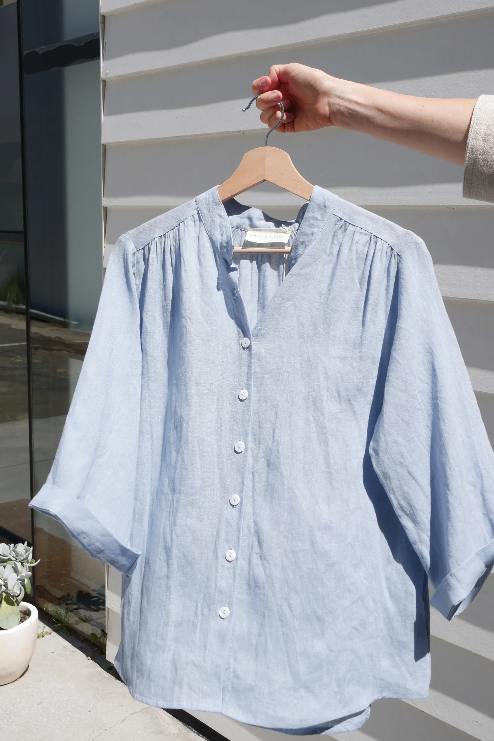 Very Useful Blouse | Sky Blue - Barbeachs