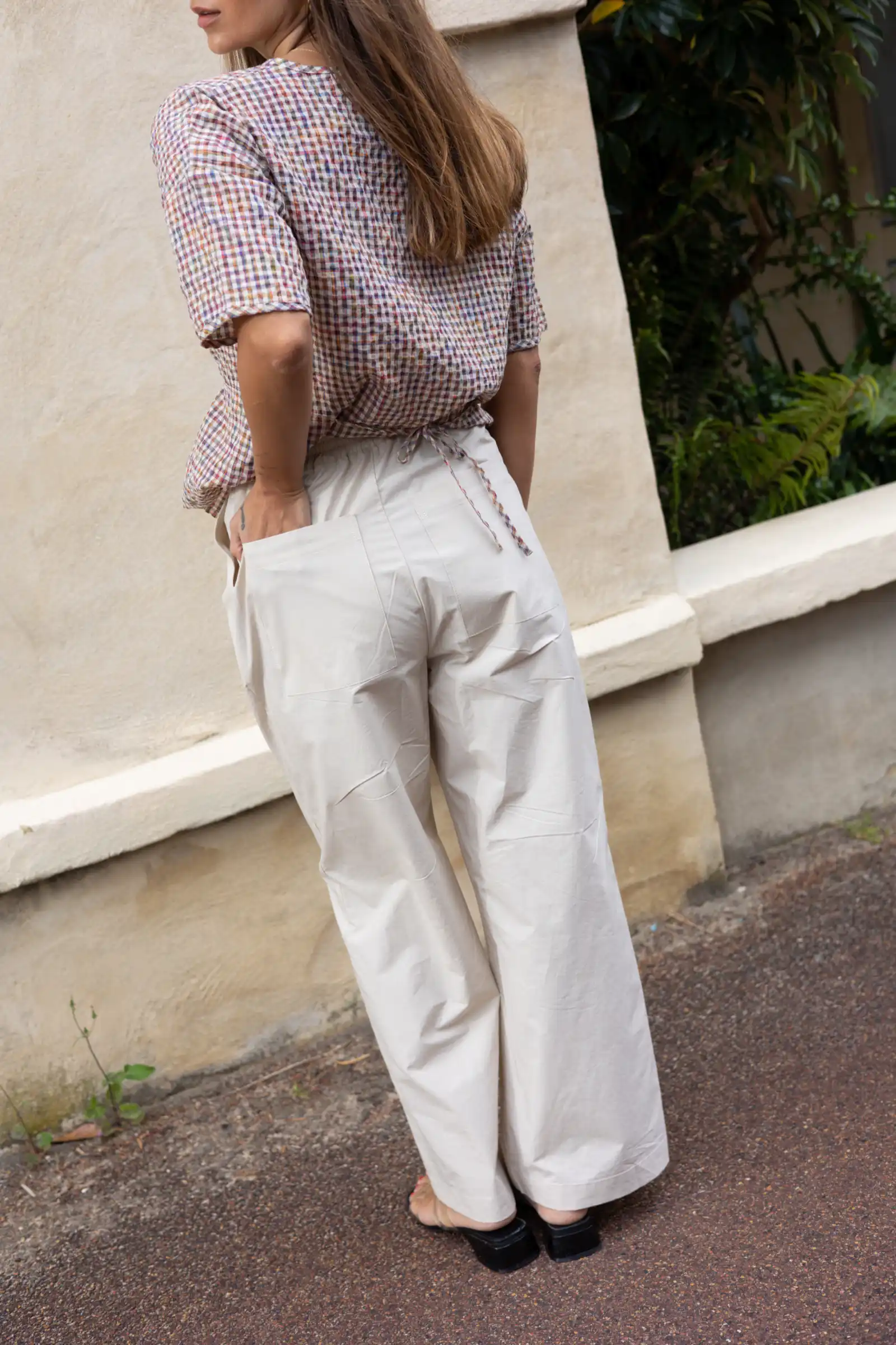 Ease Elasticated Trouser | Almond - Barbeachs