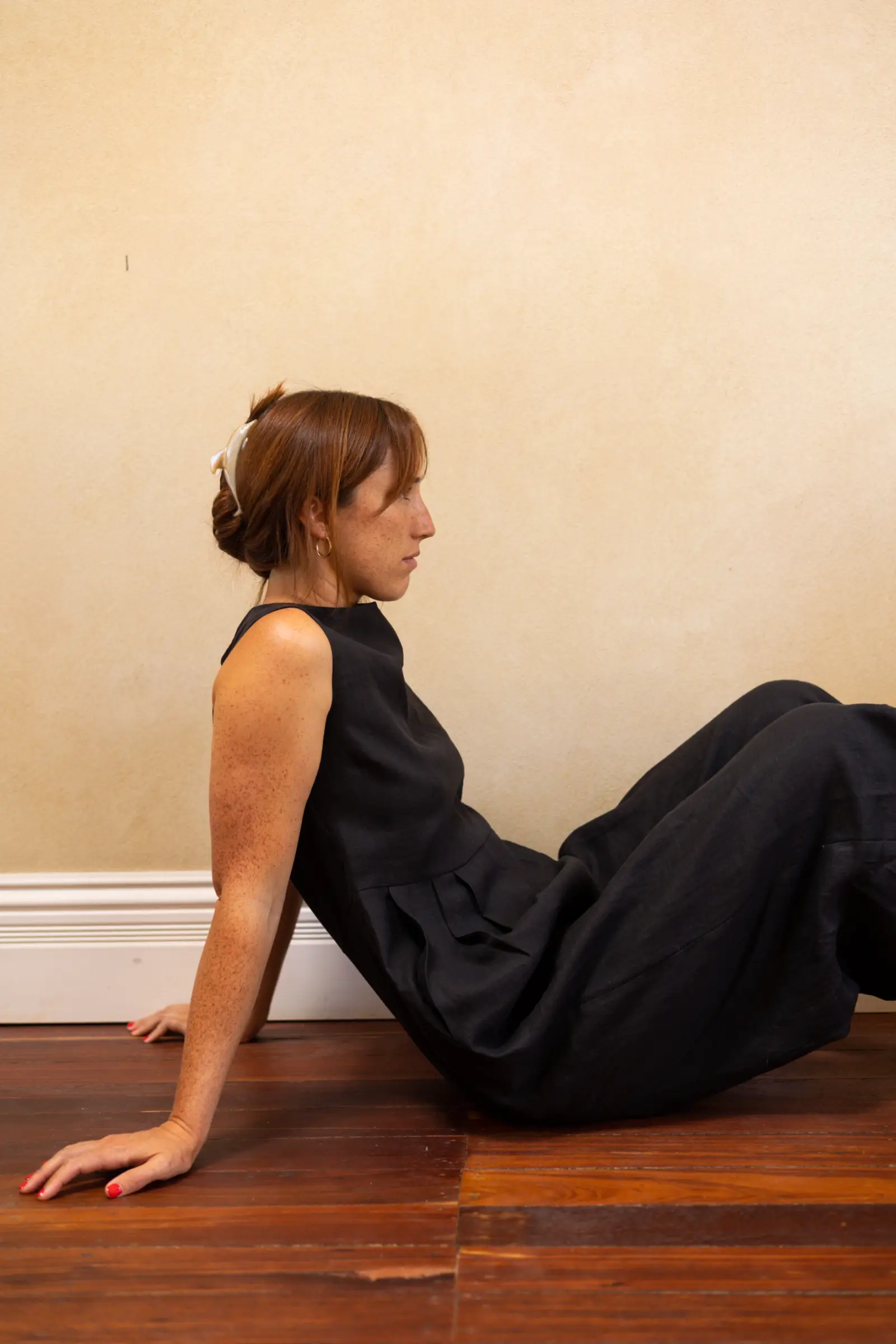 Sleeveless Jumpsuit | Black - Barbeachs